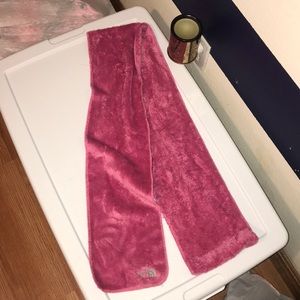 North face pink scarf